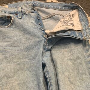 Levi's Sky Blue Boyfriend Jeans